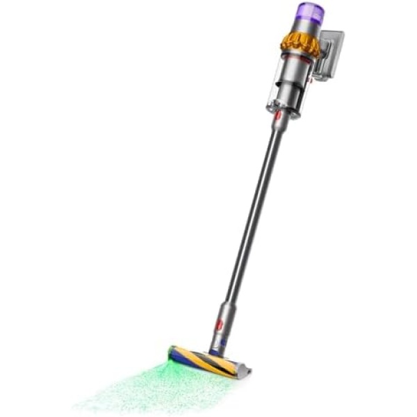 Dyson V15 Detect Cordless Vacuum Cleaner, Yellow/Nickel