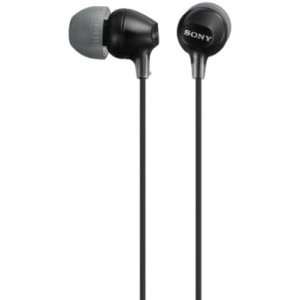 Sony MDREX15LP Fashion Color EX Series Earbuds (Black)