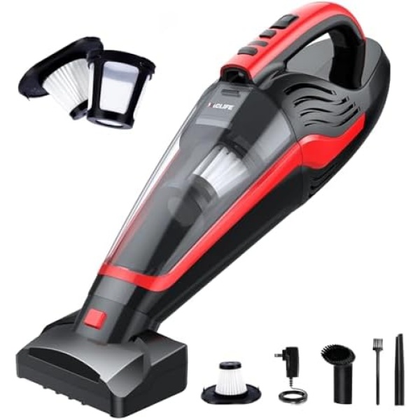 VacLife Handheld Vacuum for Pet Hair - Car Vacuum Cleaner Cordless Rechargeable