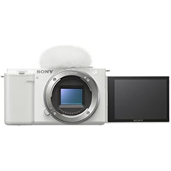 Sony Alpha ZV-E10 - APS-C Interchangeable Lens Mirrorless Vlog Camera - White